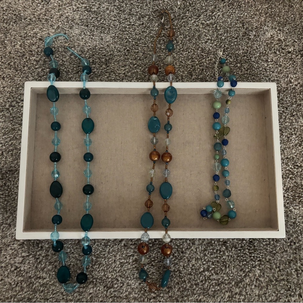 Colorful Beaded Necklace Set